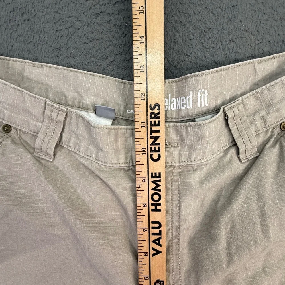 Carhartt Cargo Shorts Mens 34 Tan Relaxed Fit Ripstop Workwear 100240 232